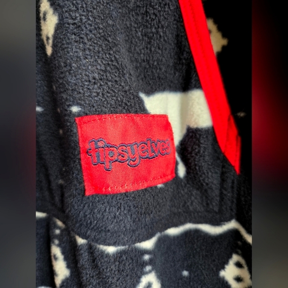 Tipsy Elves, Women's Blue Reindeer Jumpsuit - $89.95 - Picture 9 of 11